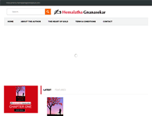 Tablet Screenshot of hemalathagnanasekar.com